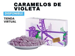 violeta Caramelos de violeta - accesorio castizo - souvenir - zarzuela -madrid -tienda virtual - regalo