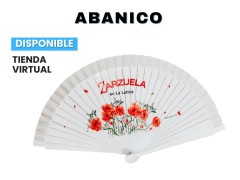 3 abanico - accesorio castizo - souvenir - zarzuela -madrid -tienda virtual - regalo